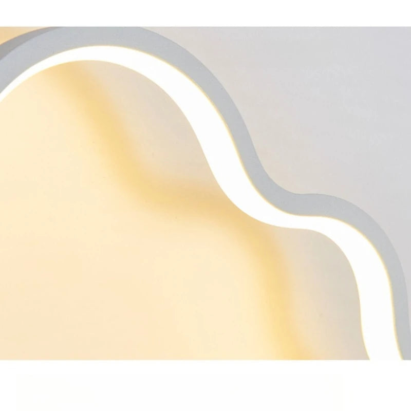 Applique Murale Nuage en Acrylique, Design Minimaliste pour Chambre d'Enfant