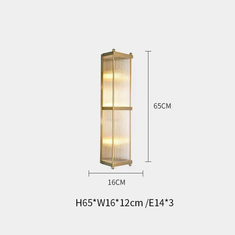 Suspension lustre en cristal doré cuivre, LED luxueuse pour salon et chambre