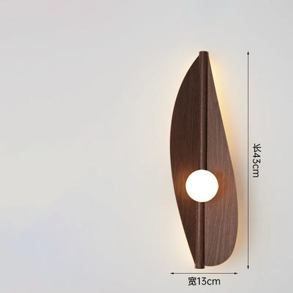 Applique Murale Leaf en Alliage Forgé, Lumière Chaude Décorative pour Chambre et Salon