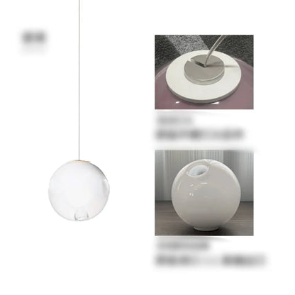 Suspension boule en verre design canadien pour salon et bar Villa