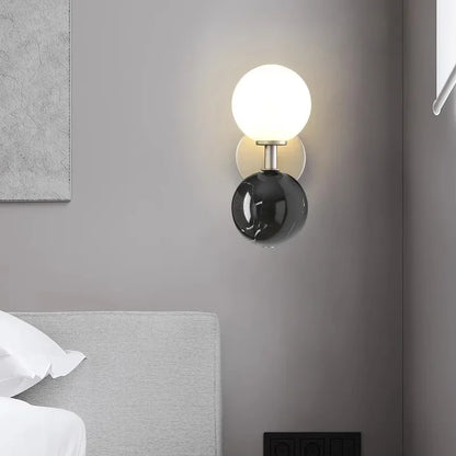 Applique Murale LED Nordique en Pierre, Lumière Ambiance Cosy Haut de Gamme