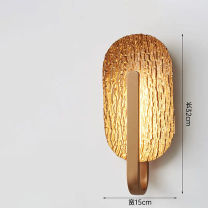 Applique Murale Leaf en Alliage Forgé, Lumière Chaude Décorative pour Chambre et Salon