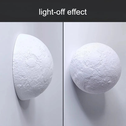 Applique Murale Demi-Lune Bauhaus en PETG, Éclairage Intérieur Moderne