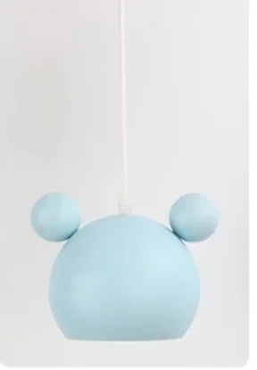 Suspension LED Mickey design moderne en alliage, luminaire d’intérieur pour chambre d’enfant