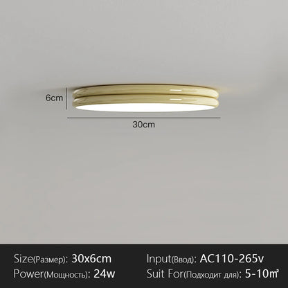 Plafonnier LED Design Moderne en Fer, Lumière Chaude et Variable pour Intérieur