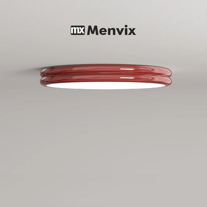 Plafonnier LED Design Moderne en Fer, Lumière Chaude et Variable pour Intérieur