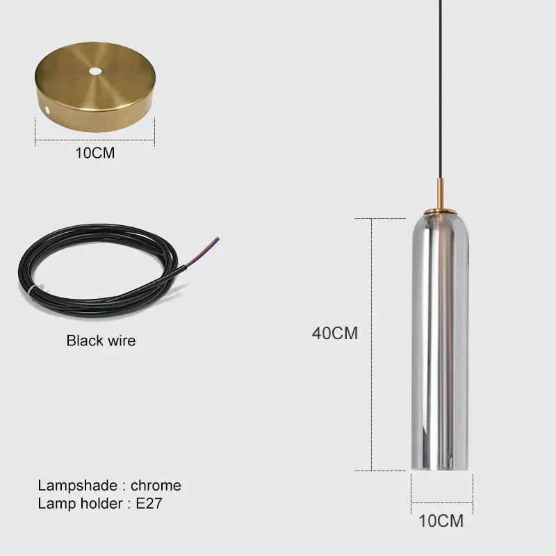 Applique Murale LED en Verre Moderne Luxe, Style Nordique, Lumière d’Ambiance