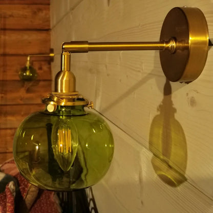 Applique Murale LED Moderne en Verre Cristal pour Intérieur, Lumière Chaude