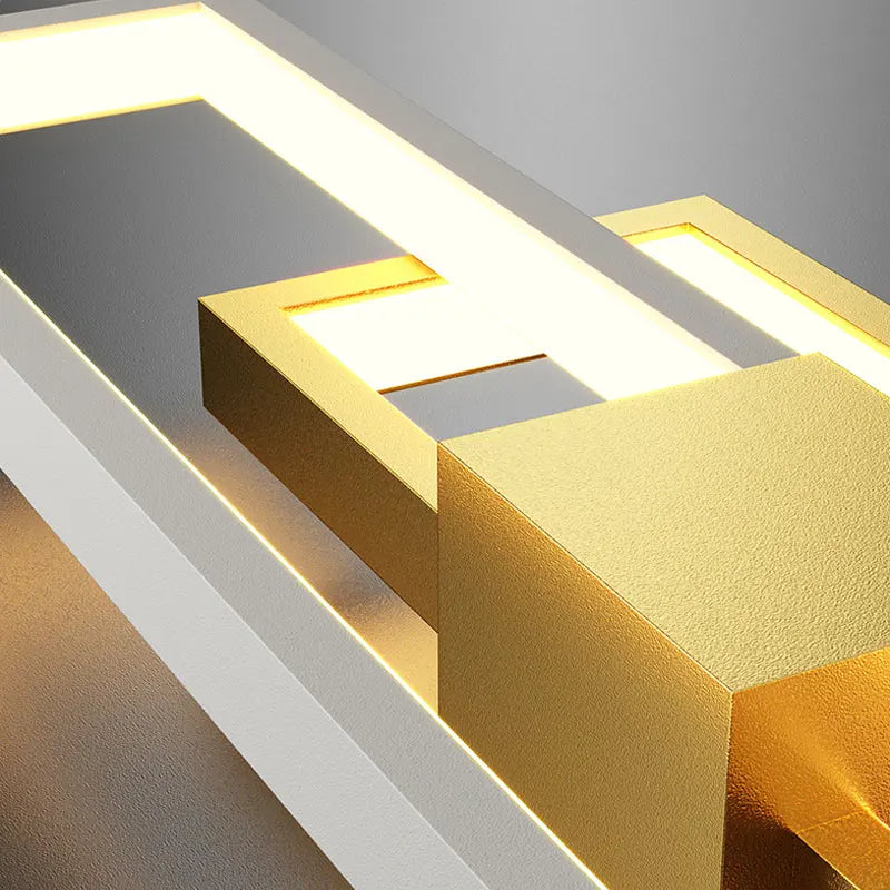 Applique Murale LED Moderne en Aluminium, Éclairage Ambiance Chaleureuse pour Intérieur