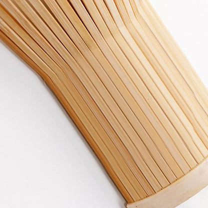 Applique Murale en Bambou Tissé Main, Design Moderne et Lumineux pour Chambre et Entrée