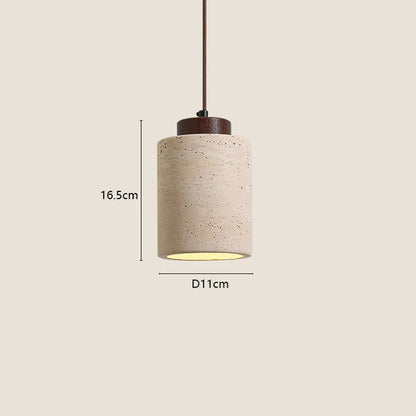 Suspension japonaise wabi-sabi en pierre jaune, lumière chaleureuse pour chambre