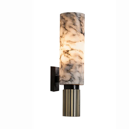 Applique Murale LED en Marbre Naturel, Design Moderne et Luxueux pour Intérieur