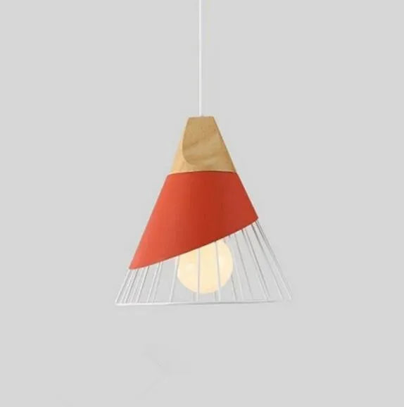Suspension nordique design forme badminton, lumière d’ambiance cosy