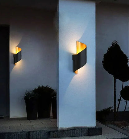 Applique Murale LED 10W Design Nordique Moderne, Étanche IP65, Lumière Blanche Chaude