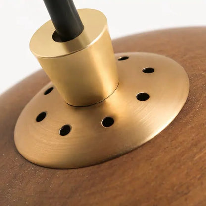 Suspension LED nordique en bois et acrylique pour ambiance chaleureuse