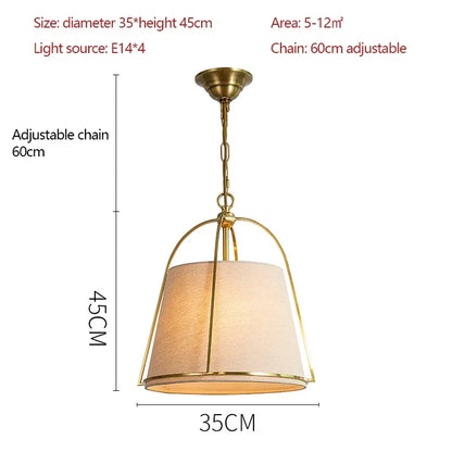 Suspension Winfordo en tissu beige, design moderne pour ambiance chaleureuse