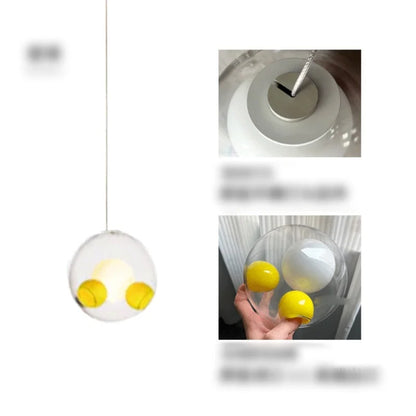 Suspension boule en verre design canadien pour salon et bar Villa
