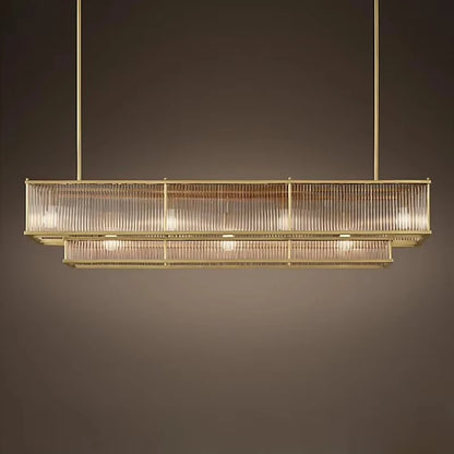 Suspension lustre en cristal doré cuivre, LED luxueuse pour salon et chambre