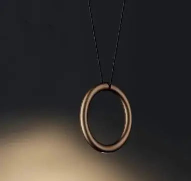 Suspension LED en métal style nordique, lumière chaude pour intérieur industriel