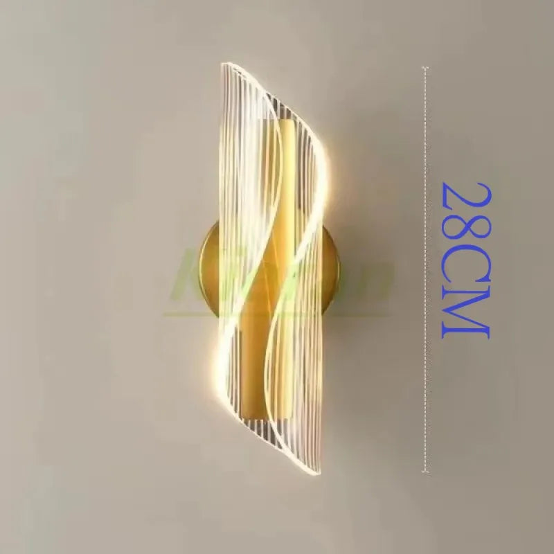Applique Murale LED Moderne Taille Mince en Métal pour Salon et Chambre