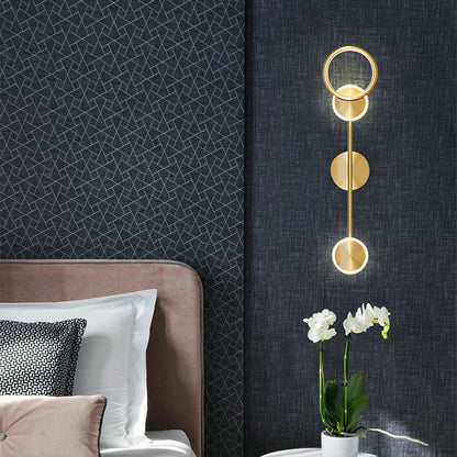 Applique Murale LED Nordique en Aluminium Créatif pour Intérieur Luxe
