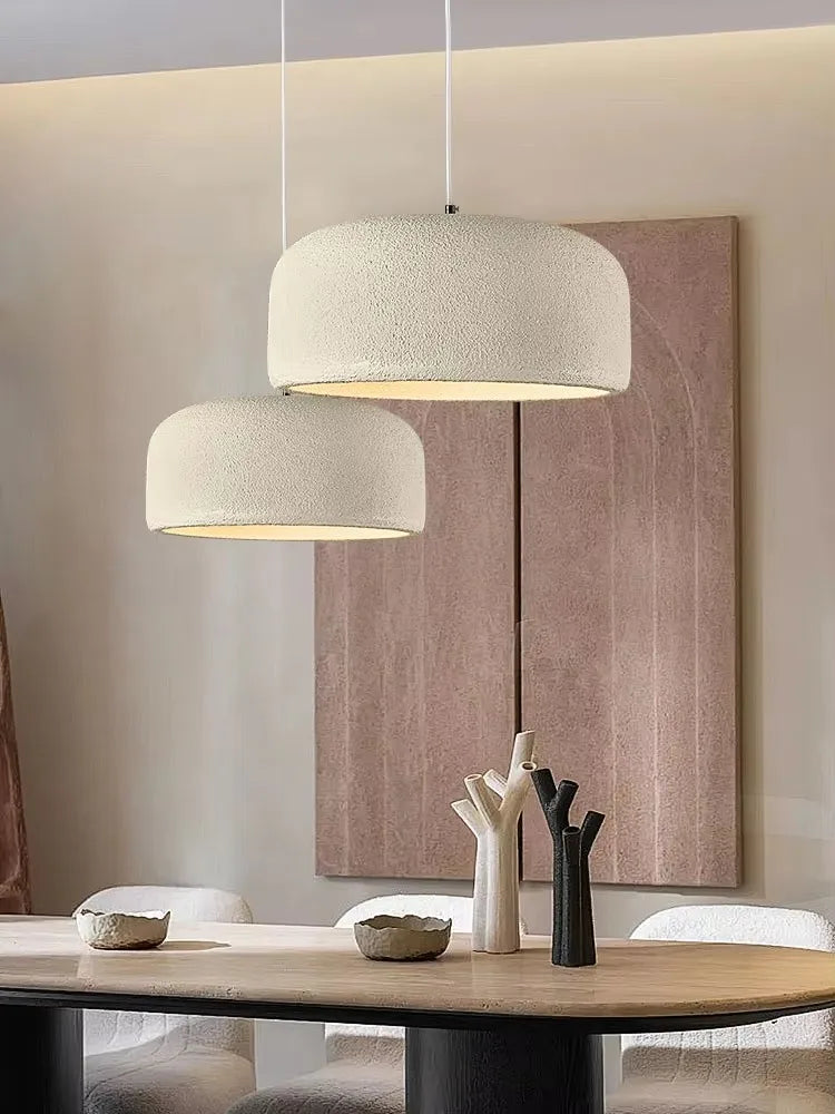 Suspension LED E27 Wabi Sabi minimaliste pour bar et restaurant