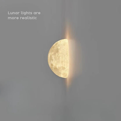 Applique Murale Demi-Lune Bauhaus en PETG, Éclairage Intérieur Moderne