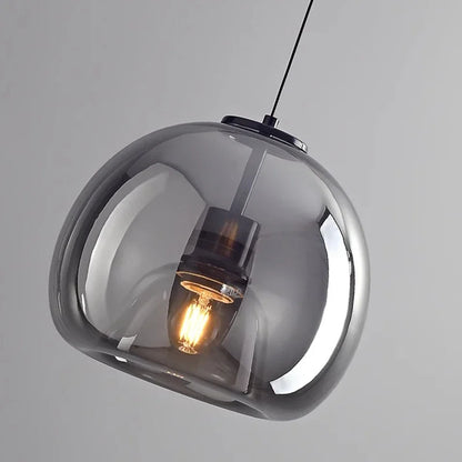 Suspension moderne en verre pour salon et salle à manger, éclairage intérieur chaleureux