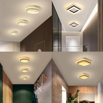 Plafonnier LED moderne 3 couleurs réglable pour chambre et salon