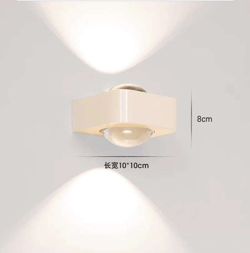 Applique Murale Design Moderne Italien en Acier Inoxydable LED pour Salon et Chambre