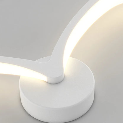 Applique Murale Nordique Moderne en Fer et Acrylique LED pour Salon et Chambre