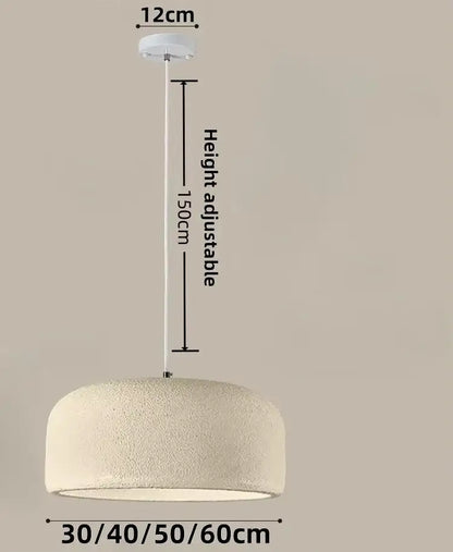 Suspension LED E27 Wabi Sabi minimaliste pour bar et restaurant