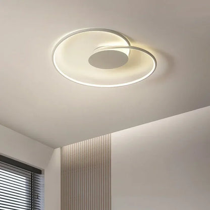 Plafonnier LED Moderne en Aluminium et Acrylique, Luminaire Décoratif pour Salon et Bureau