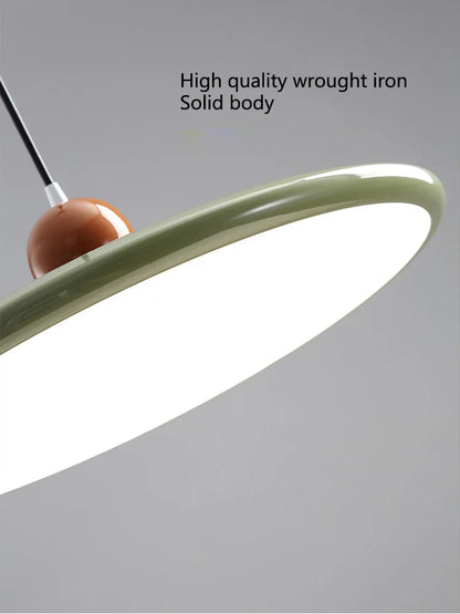 Suspension UFO moderne en métal et acrylique, lumière chaude ambiance cosy