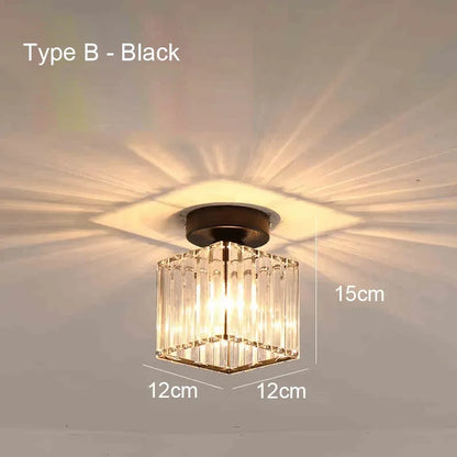 Plafonnier LED Nordique en acrylique et fer E27 pour intérieur