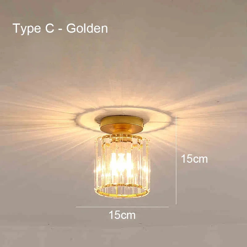 Plafonnier LED Nordique en acrylique et fer E27 pour intérieur