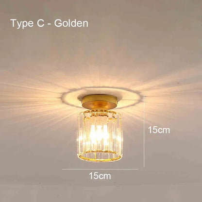 Plafonnier LED Nordique en acrylique et fer E27 pour intérieur