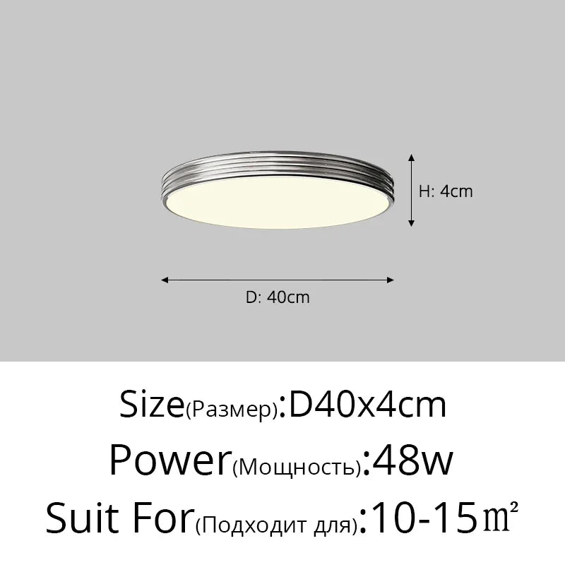 Plafonnier rond Bauhaus vert en métal LED pour ambiance cosy