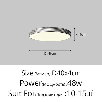 Plafonnier rond Bauhaus vert en métal LED pour ambiance cosy