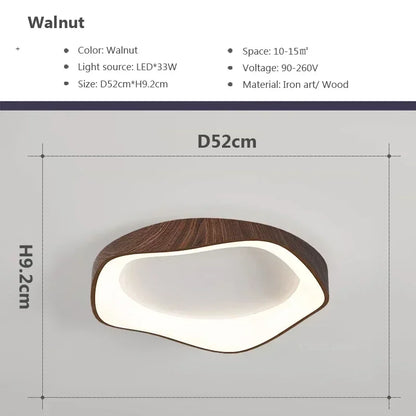 Plafonnier LED design fleur minimaliste en fer noir, blanc et gris, lumière douce et modulable