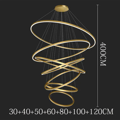 Suspension nordique en ferronnerie et acrylique, lumière chaude modulable pour salon et salle à manger