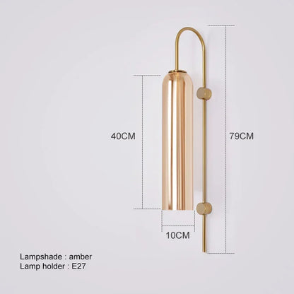 Applique Murale LED en Verre Moderne Luxe, Style Nordique, Lumière d’Ambiance