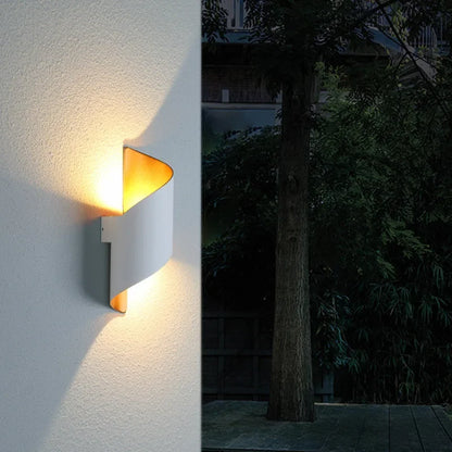 Applique Murale LED 10W Design Nordique Moderne, Étanche IP65, Lumière Blanche Chaude