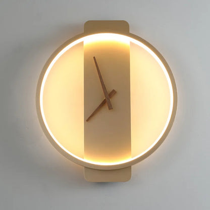 Applique Murale LED Nordique en Métal Noir et Or, Éclairage Intérieur Ambiance Chaleureuse