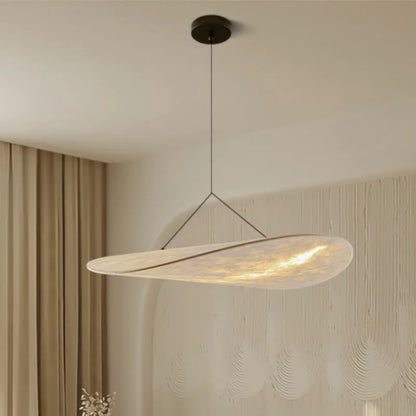 Suspension LED en Soie Tricotée Main, Luminaire Moderne pour Ambiance Chaleureuse