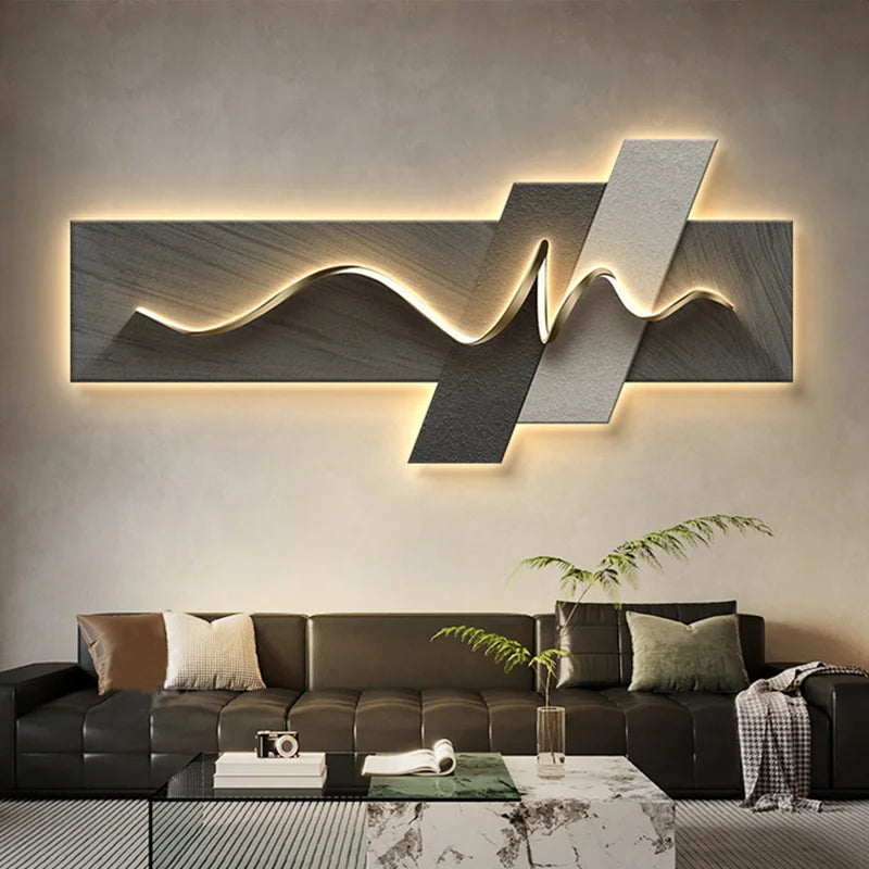 Applique Murale Moderne Luxe Style Wabi Sabi LED Cristal Aluminium