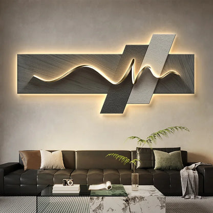Applique Murale Moderne Luxe Style Wabi Sabi LED Cristal Aluminium