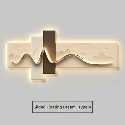 Applique Murale Moderne Luxe Style Wabi Sabi LED Cristal Aluminium