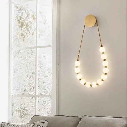 Applique Murale Française Nordique en Verre pour Ambiance Cosy