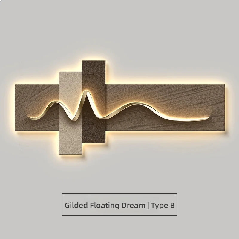 Applique Murale Moderne Luxe Style Wabi Sabi LED Cristal Aluminium